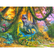 Load image into Gallery viewer, Puzzle 100pc Dinosaurs Jungle