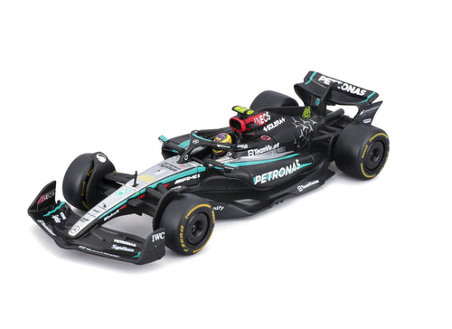 Mercedes AMG F1 W15 2024 w Helmet #44 (scale 1 : 43)