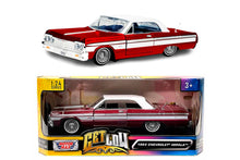 Load image into Gallery viewer, Chevrolet Impala Get Low Metallic Red 1964 (scale 1 : 24)