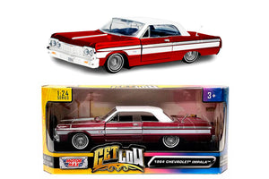Chevrolet Impala Get Low Metallic Red 1964 (scale 1 : 24)
