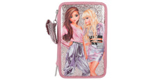 Load image into Gallery viewer, Top Model Triple Filled Pencil Case Glitter &amp; Pocket