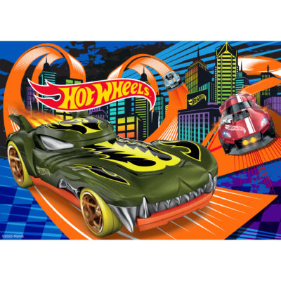 Puzzle 18pc Hot Wheels Howlin Heat