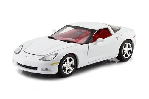 Corvette C6 White 2005 (scale 1 : 24)