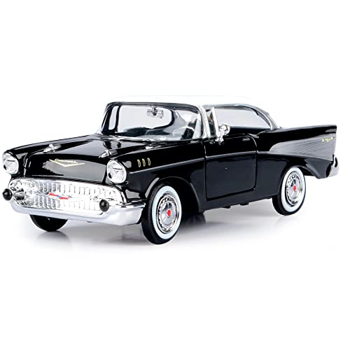 Chevy Bel Air Black/White 1957 (scale 1 : 24)