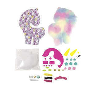Sew Star Furry Unicorn Pillow Sewing Craft Kit (Boxed)