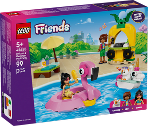 42658 Unicorn & Flamingo Pool Party Friends