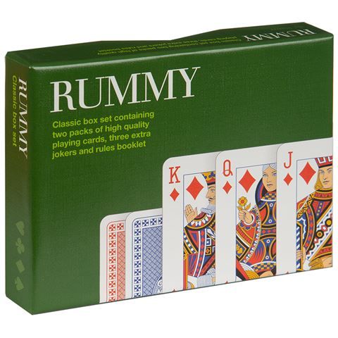 Classic Card Game Rummy (2 x packs)