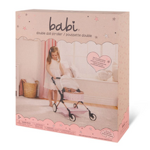 Load image into Gallery viewer, Babi 14 Inch Baby Doll Double Stroller