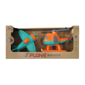 Bio Plane & Helicopter 2pc (Bioplastic) (Boxed)