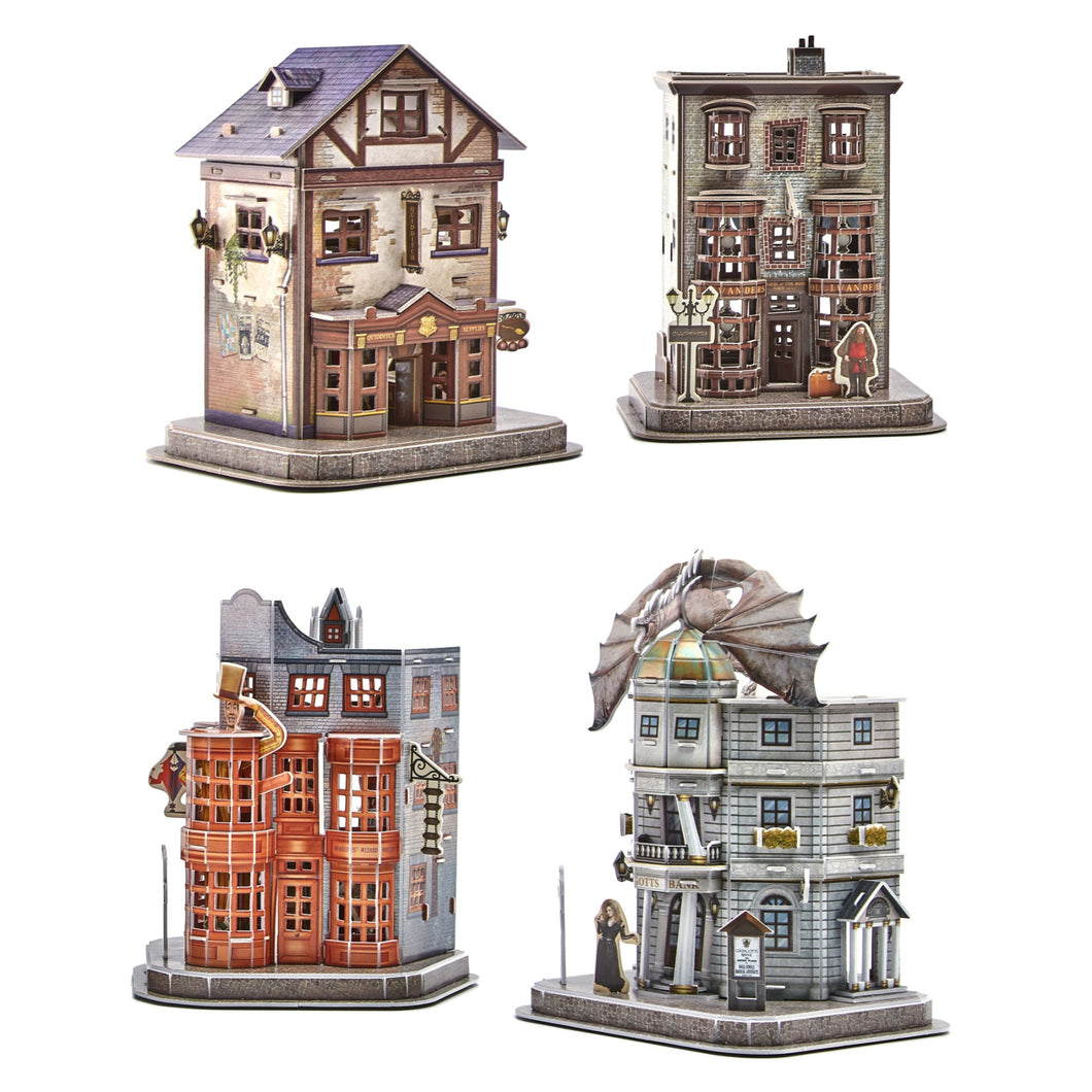 Puzzle 3D Harry Potter Diagon Alley 4 in 1 273pc
