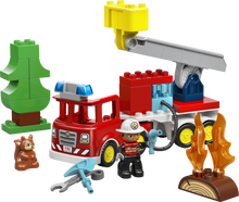 Load image into Gallery viewer, 10473 Fire Truck with Hose &amp; Firefighter Duplo