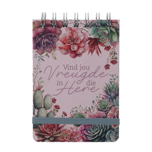Wirebound Notepad Vind Jou Vreugde In Die Here