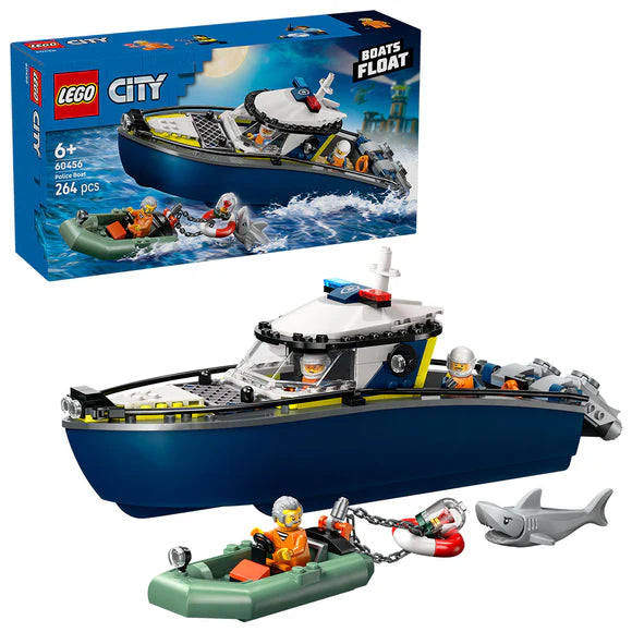 60456 Police Boat Chase City