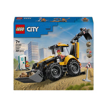 Load image into Gallery viewer, 60480 Yellow Backhoe Loader City