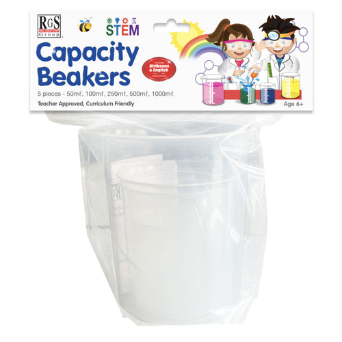 Capacity Beakers 5pc (RGS)
