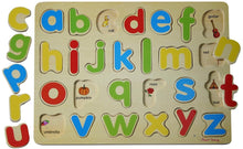 Load image into Gallery viewer, Puzzle 26pc Alphabet (Lowercase) (Tray)