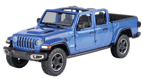 Jeep Gladiator Rubicon Open Top Blue 2021 (scale 1 : 27)
