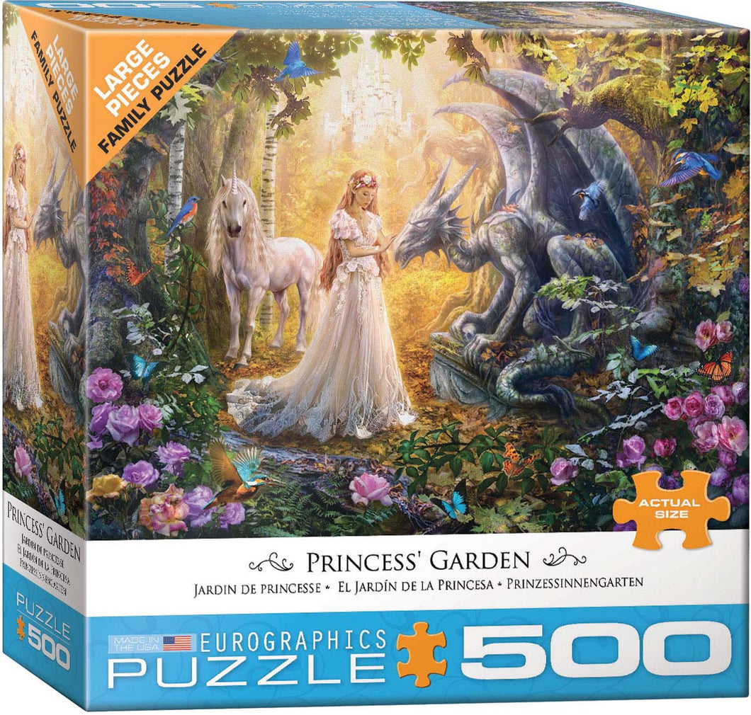 Puzzle 500pc Princess Garden