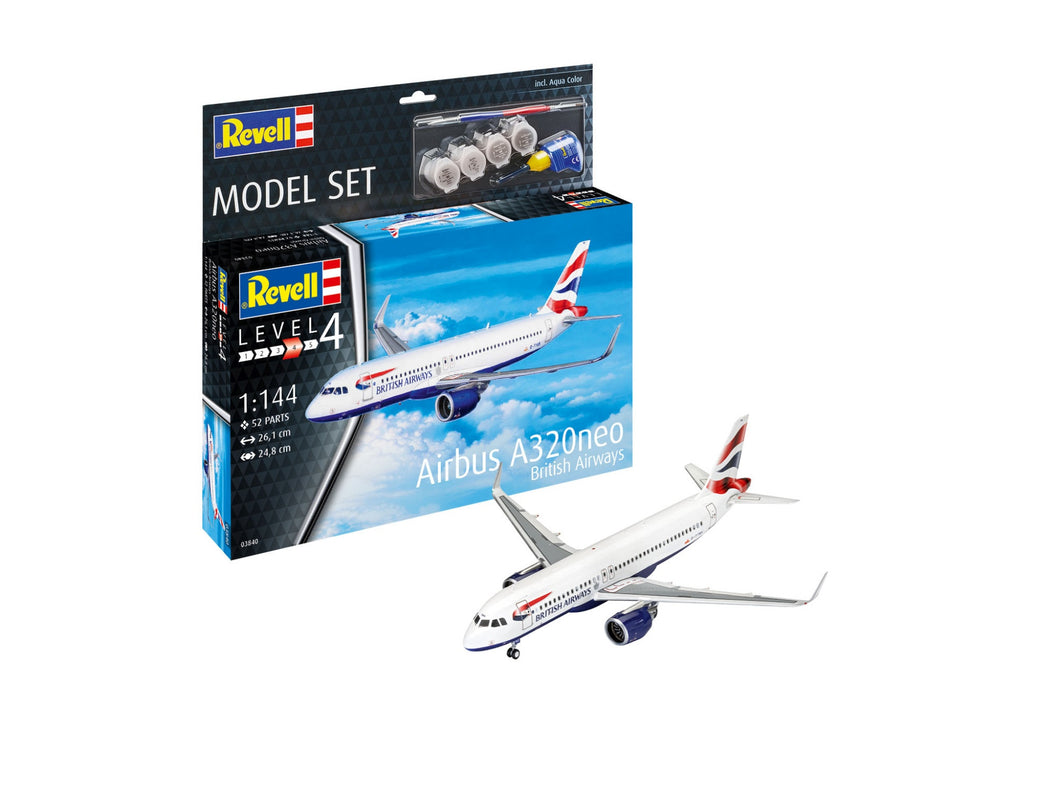 Model Set Airbus A320 NEO British Airways (scale 1 : 144)