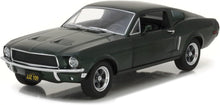 Load image into Gallery viewer, Ford Mustang GT Fastback Bullitt 1968 Green (scale 1 : 24)