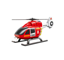 Load image into Gallery viewer, Fire Rescue Helicopter with Sound &amp; Light (17cm) (Toystar)