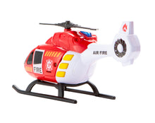 Load image into Gallery viewer, Fire Rescue Helicopter with Sound &amp; Light (17cm) (Toystar)