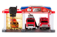 Load image into Gallery viewer, Fire Station Set with Sound &amp; Light (Toystar)