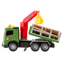 Load image into Gallery viewer, Timber Truck with Sound &amp; Light (16cm) (Toystar)