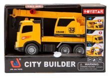 Load image into Gallery viewer, Crane Truck with Sound &amp; Light (17cm) (Toystar)