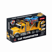 Load image into Gallery viewer, Transporter Truck &amp; Car (38cm)