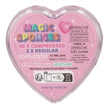 Load image into Gallery viewer, Top Model Magical Heart Sponge Expand in Water