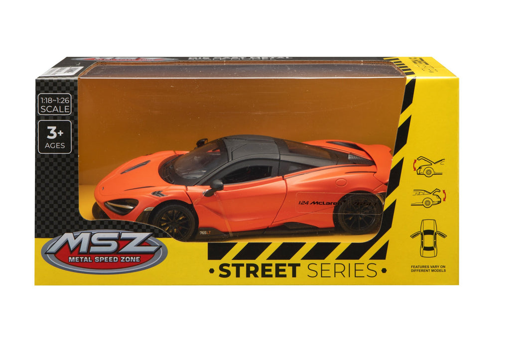 McLaren 765 LT (orange) (scale 1 : 24)