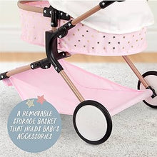 Load image into Gallery viewer, Babi 14 Inch Baby Doll Double Stroller