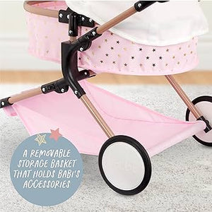 Babi 14 Inch Baby Doll Double Stroller
