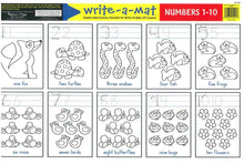 Load image into Gallery viewer, Numbers 1-10 Write A Mat