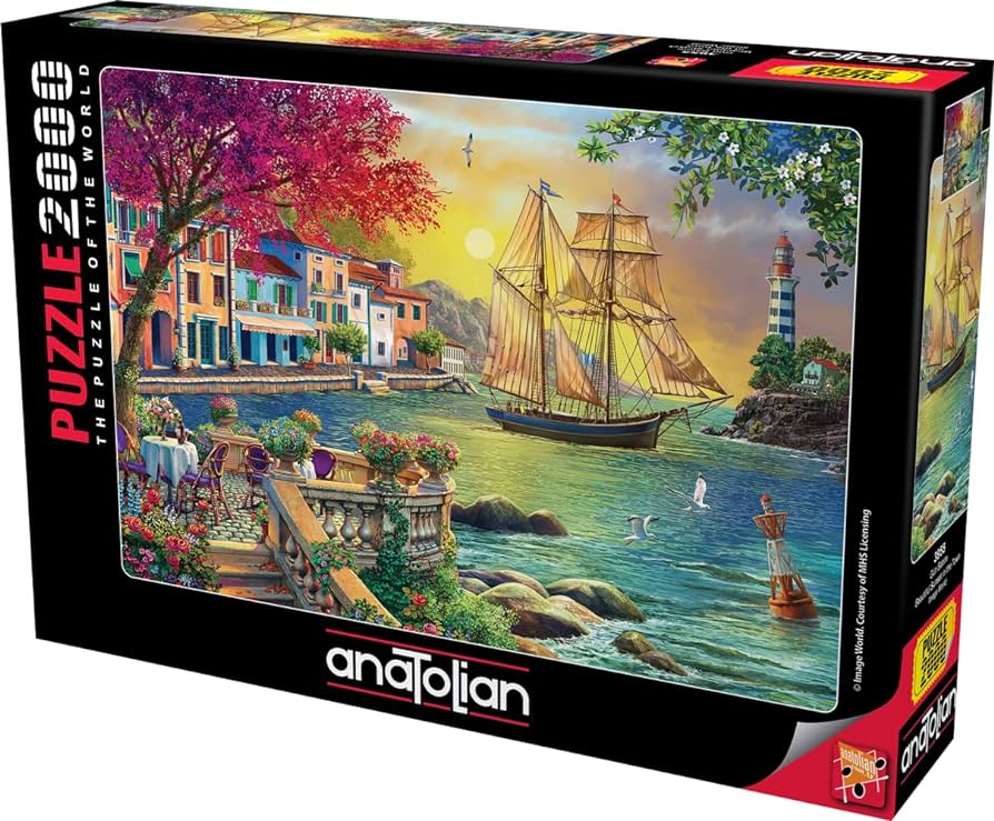 Puzzle 2000pc Beautiful Sunset In The Town (Anatolian)