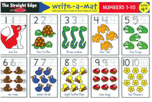 Load image into Gallery viewer, Numbers 1-10 Write A Mat