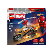Load image into Gallery viewer, 76335 Spiderman VS Ghost Rider Motorcycle Marvel