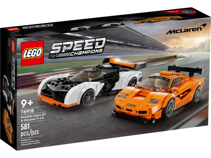 76918 McLaren Solus GT & F1 LM Speed Champions