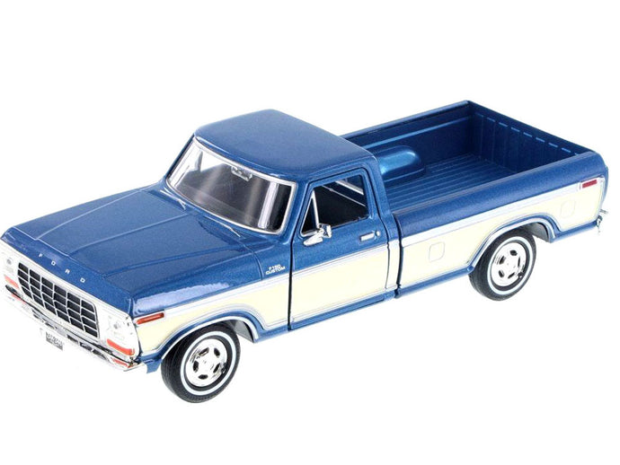 Ford F-150 Custom Dark Blue 1979 (scale 1 : 24)