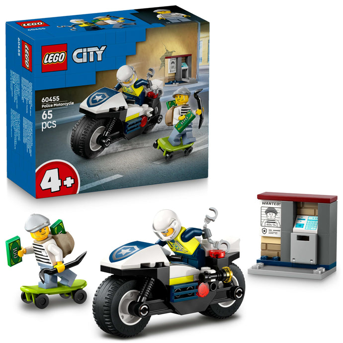 60455 Police Motorcycle Chase City
