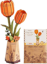 Load image into Gallery viewer, Puzzle 3D Orange Tulips 76pc (Rowood)