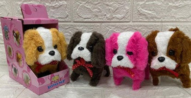 B/O Walking Yapping Dog Assorted (Cute Little Pet) ^