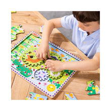 Load image into Gallery viewer, Animal Chase - I Spy Wooden Gear Puzzle
