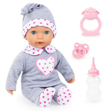 Load image into Gallery viewer, Tears Baby Doll 38cm (Grey Heart Top)