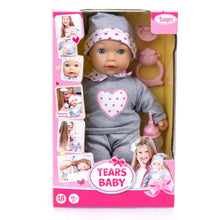 Load image into Gallery viewer, Tears Baby Doll 38cm (Grey Heart Top)