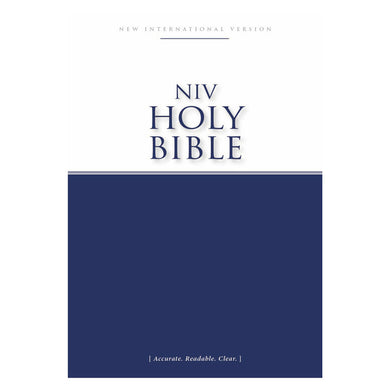 NIV Economy Bible (Holy Bible) (white & blue)