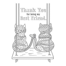 Load image into Gallery viewer, Thank You! (Book for Girls) Adult Colouring Book