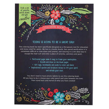 Load image into Gallery viewer, Today Is Going To Be A Great Day Adult Colouring Book