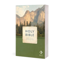 Load image into Gallery viewer, NLT Economy Outreach Bible (Holy Bible)(mountain with trees)
